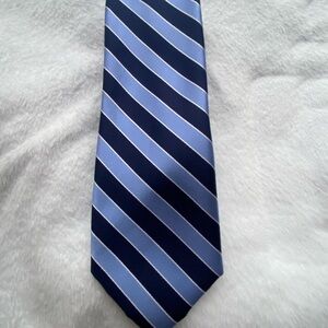 Classic Striped Blue Tie